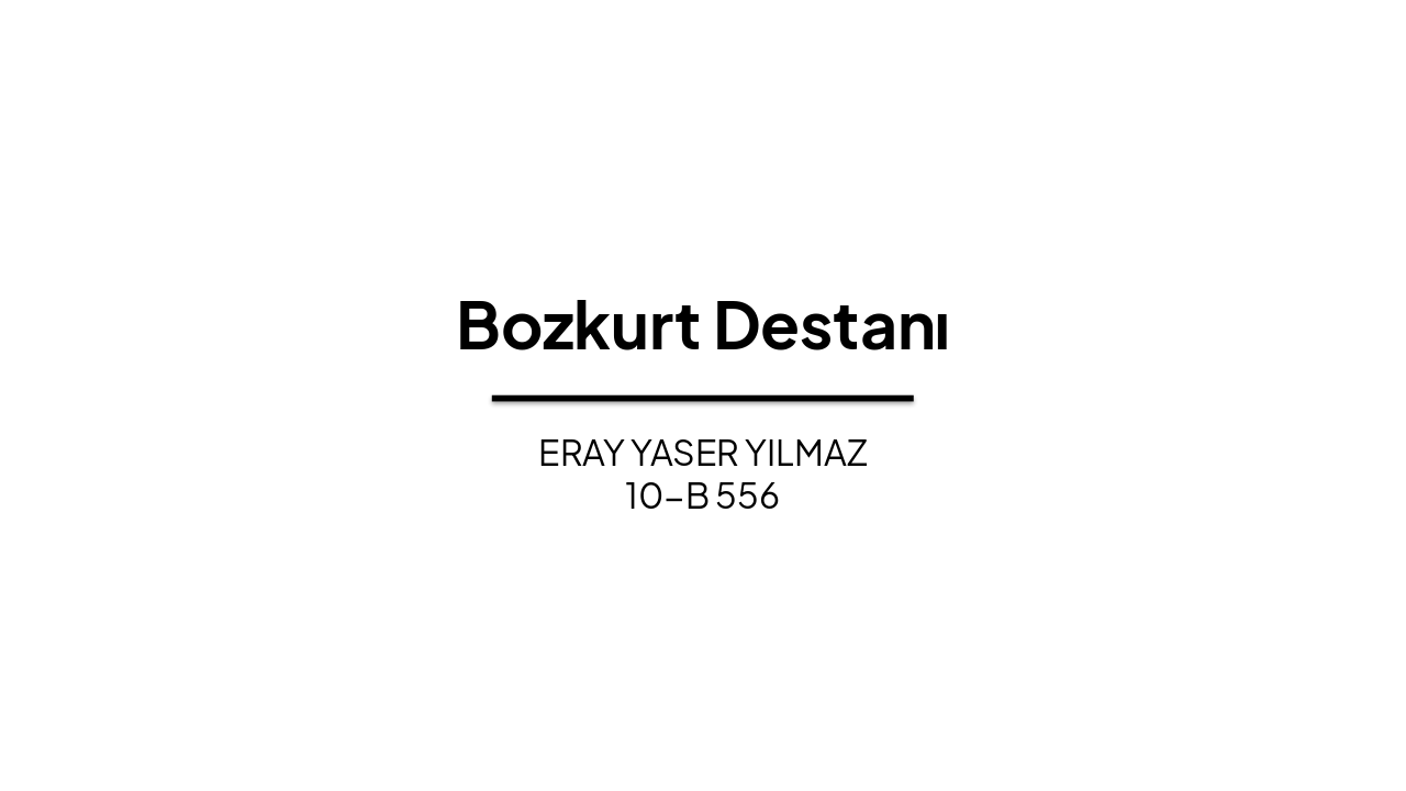 Bozkurt Destanı: Ergenekon Efsanesi