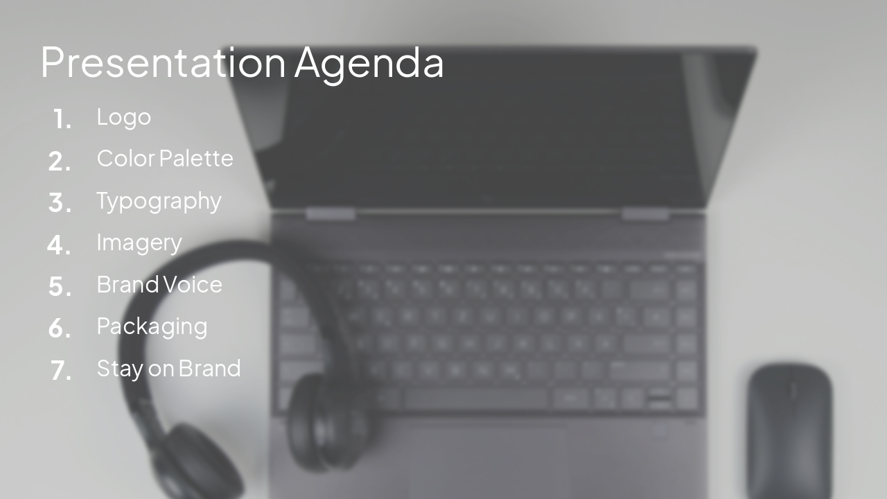 Slide 2 - Presentation Agenda