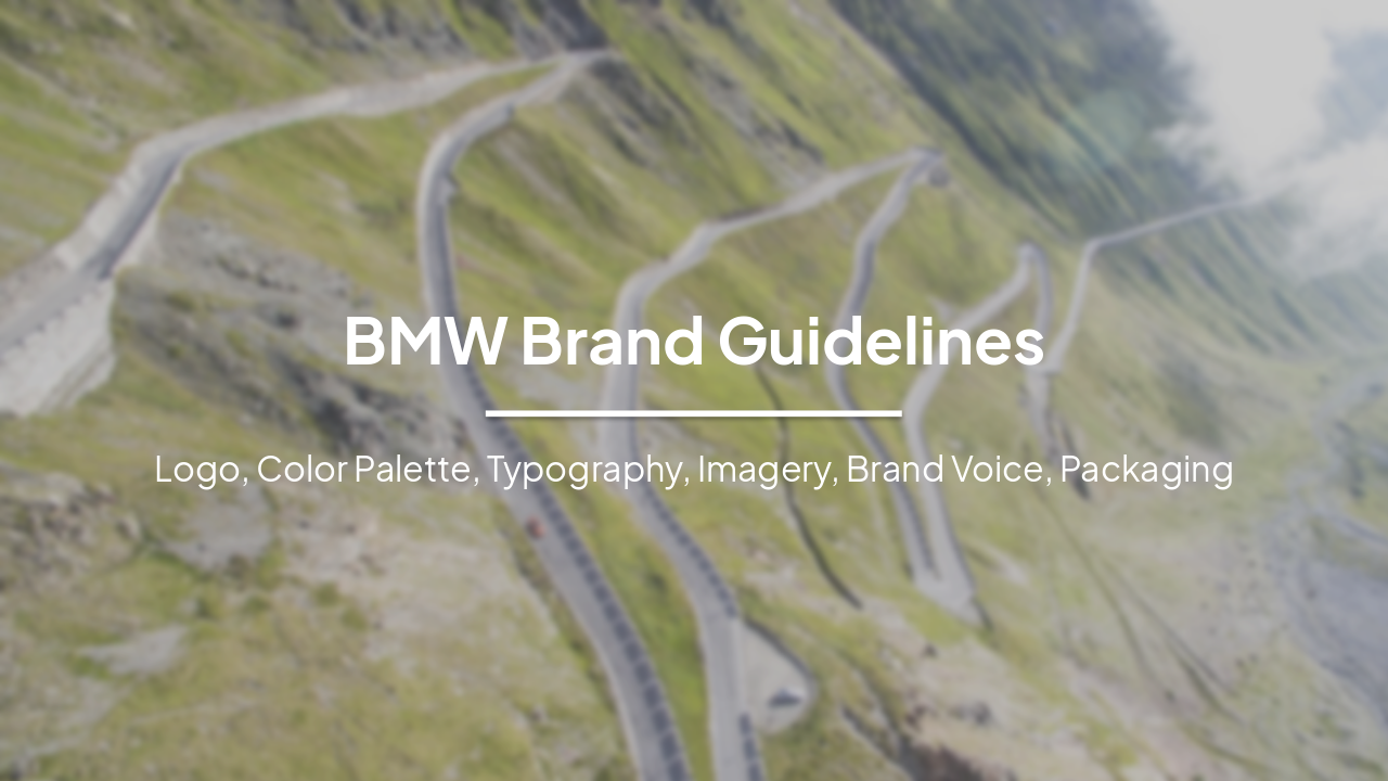 BMW Brand Guidelines: Logo, Colors, Typography, and Visual Identity