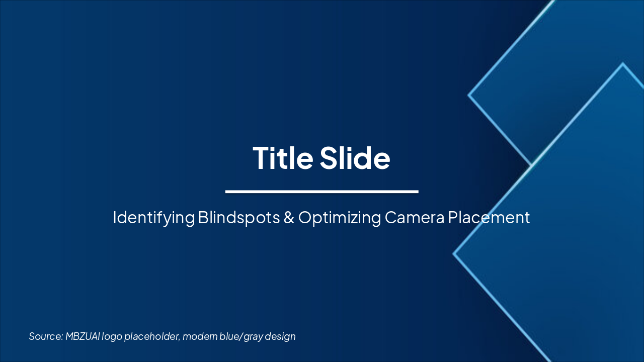 Blindspot Simulation: Optimize Camera Placement (45 chars)