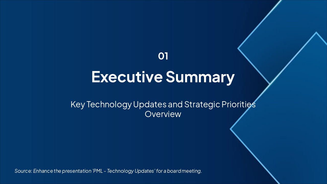 Slide 2 - PML - Technology Updates