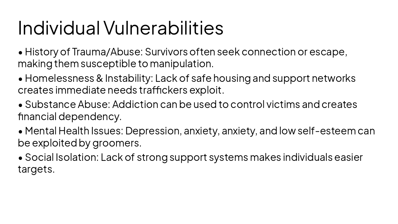 Slide 8 - Individual Vulnerabilities