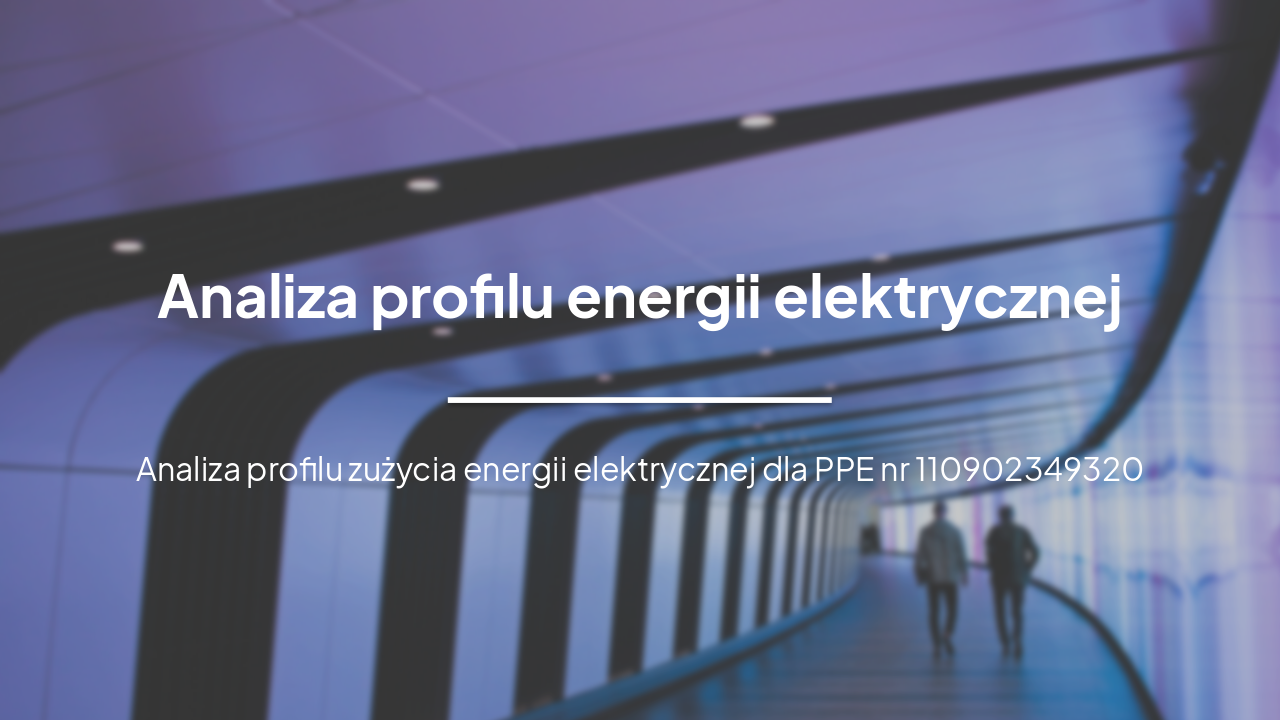 Slide 1 - Analiza profilu energii elektrycznej
