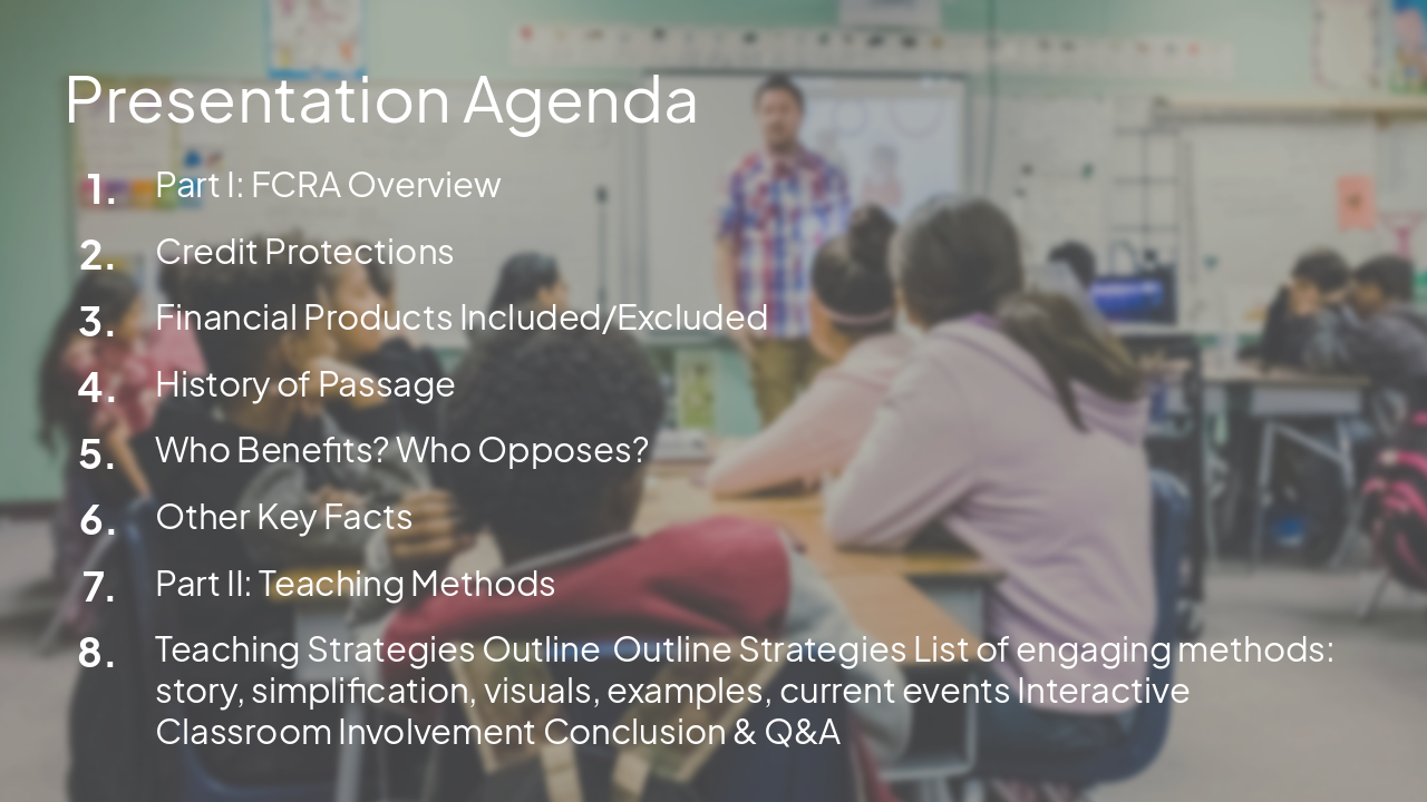 Slide 2 - Presentation Agenda