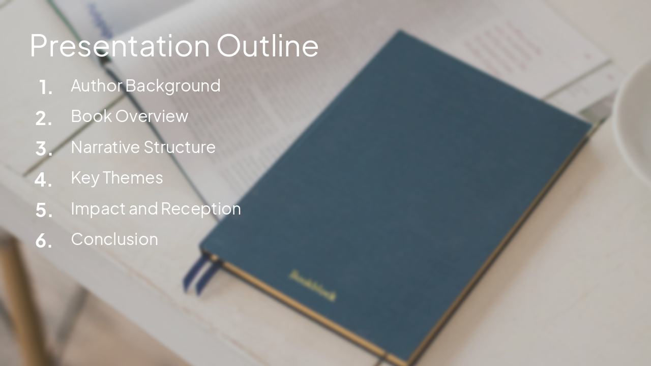 Slide 2 - Presentation Outline