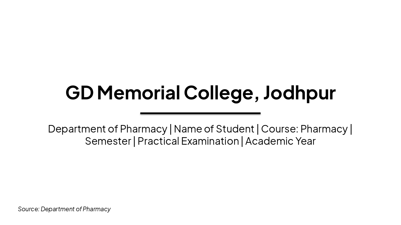 GD Memorial College Pharmacy Overview (32 chars)