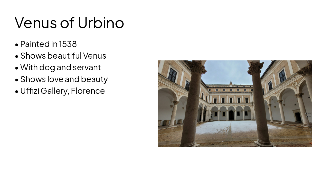 Slide 6 - Venus of Urbino