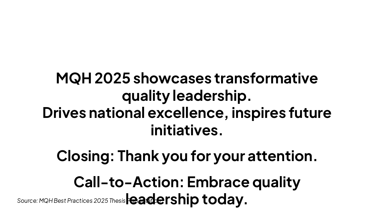 Slide 6 - Conclusion & Overall Impact