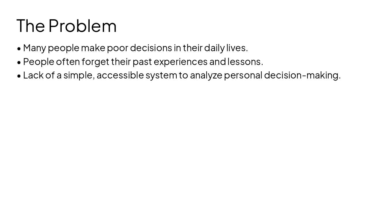 Slide 2 - The Problem