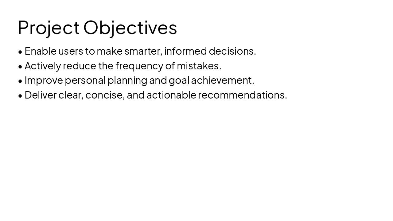 Slide 4 - Project Objectives