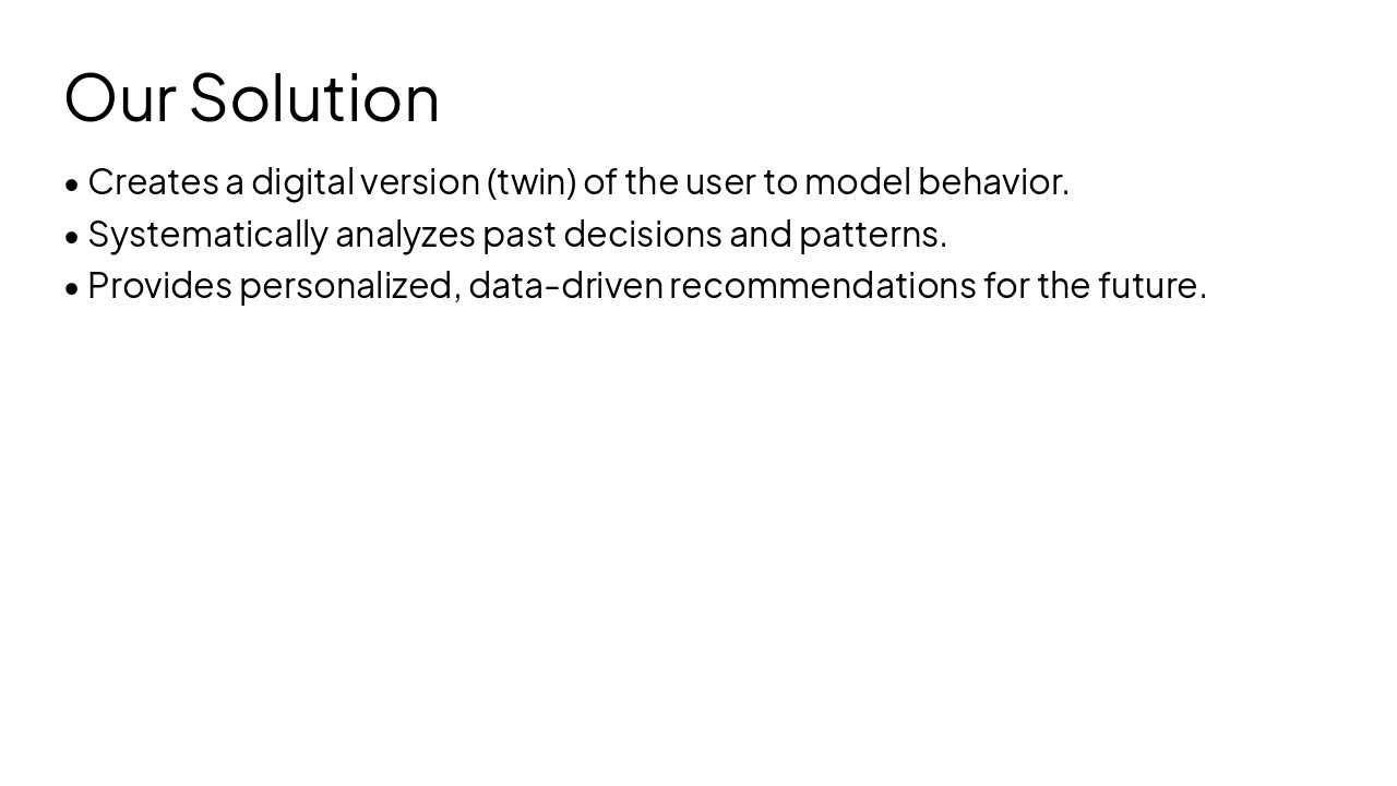 Slide 3 - Our Solution