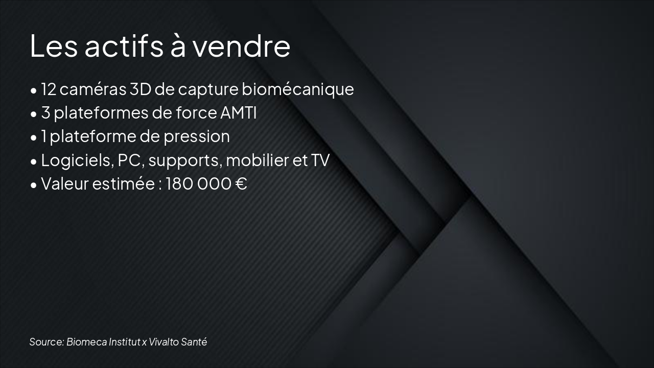 Slide 4 - Les actifs à vendre