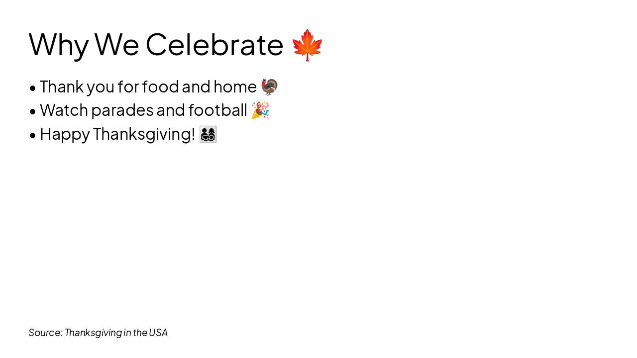 Slide 3 - Why We Celebrate ๐