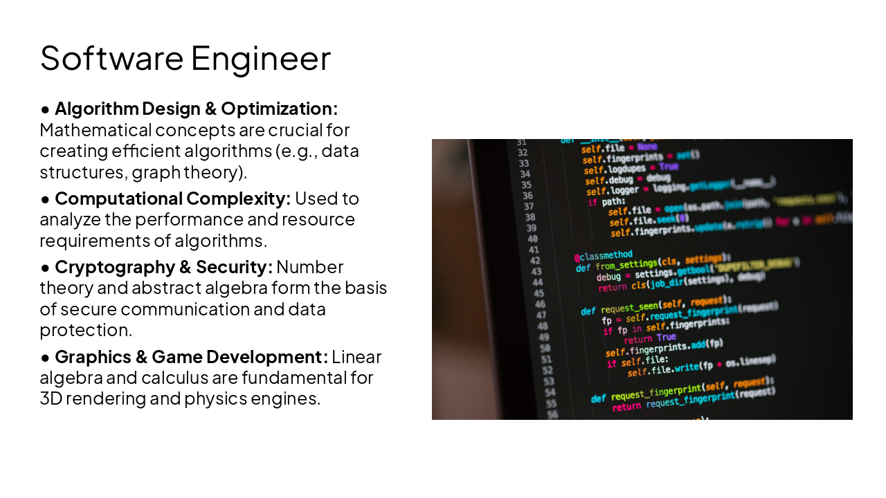 Slide 9 - Software Engineer