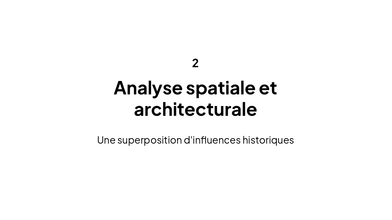 Slide 5 - Analyse spatiale et architecturale