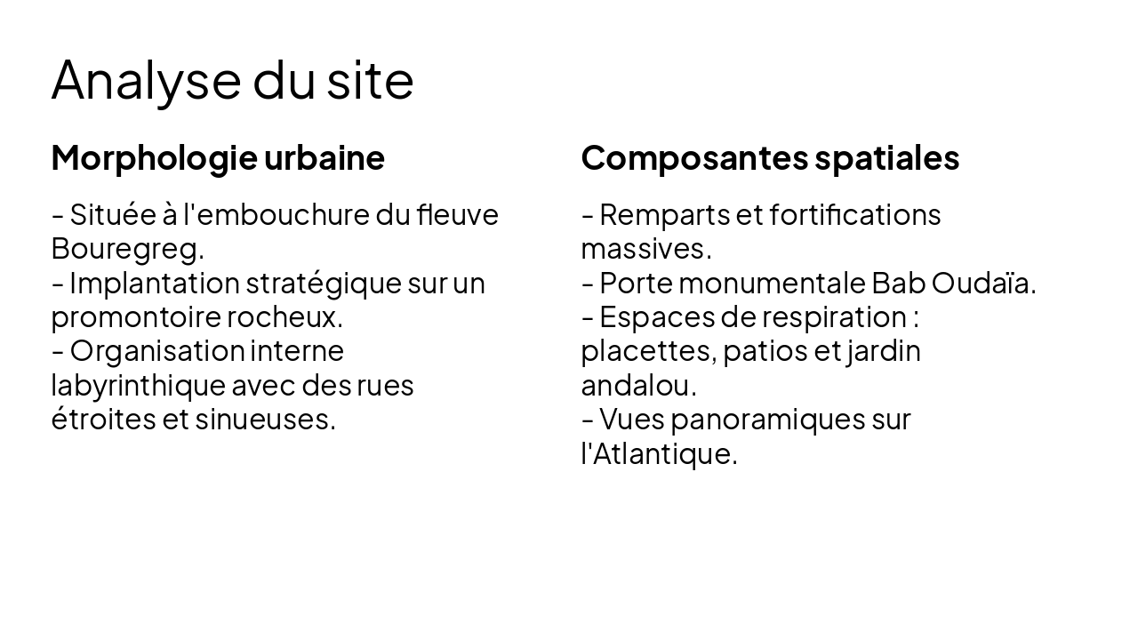 Slide 6 - Analyse du site