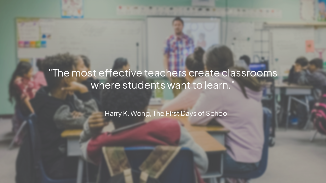 Slide 3 - The Foundation of Great Teaching