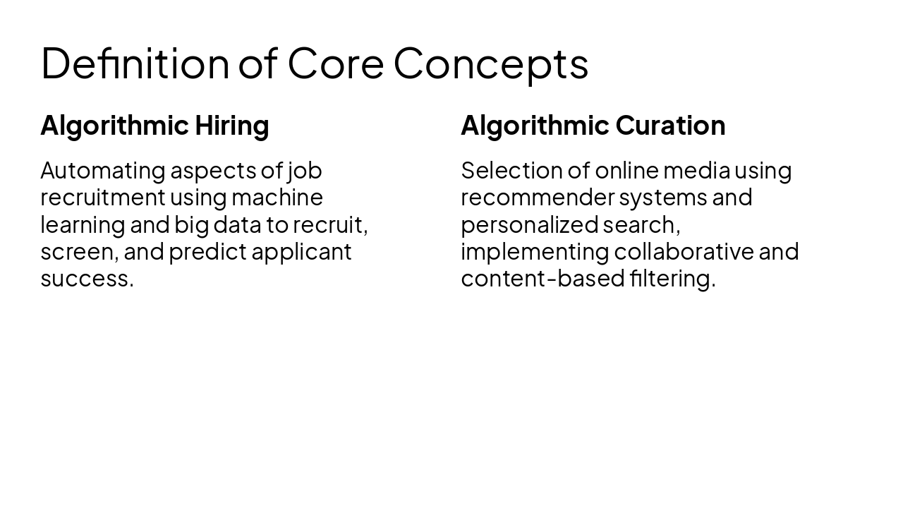 Slide 4 - Definition of Core Concepts