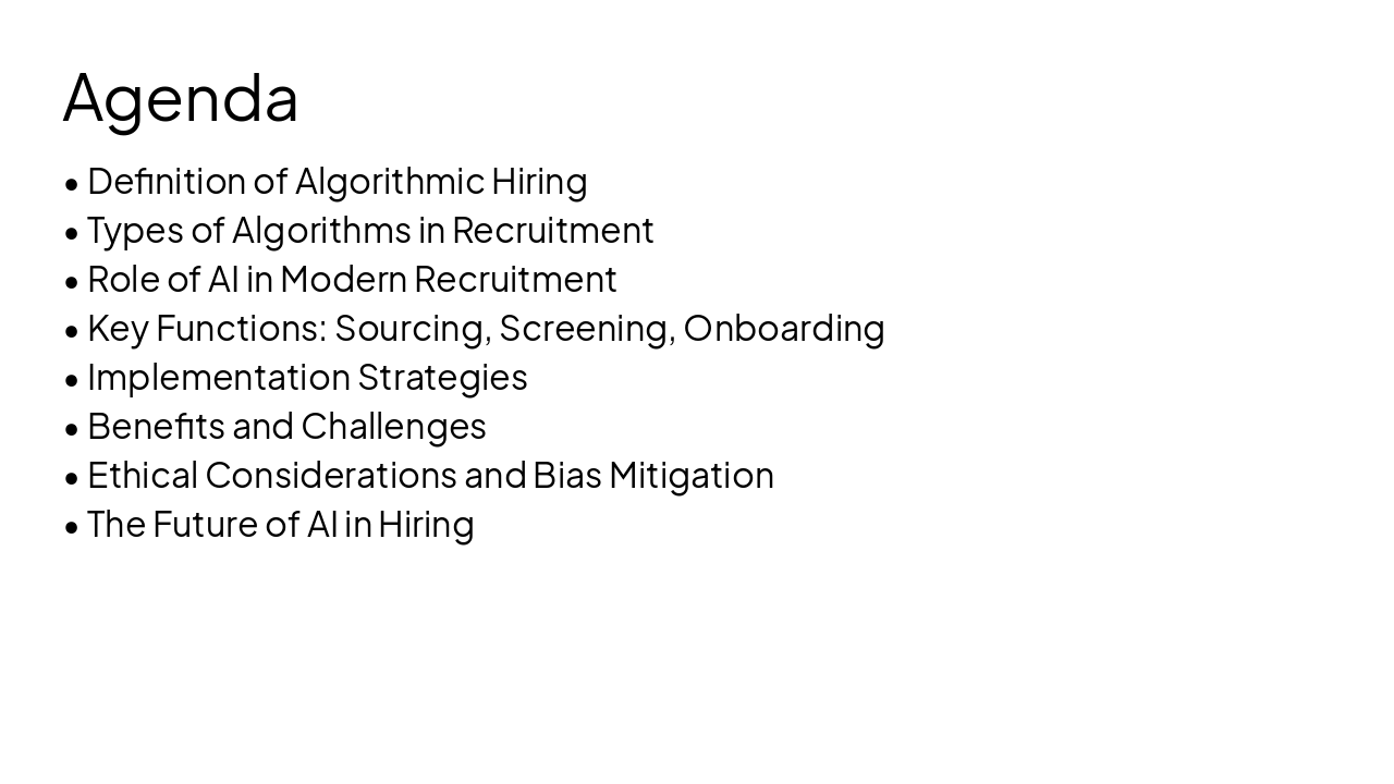 Slide 2 - Agenda