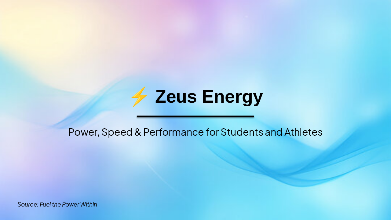 Zeus Energy: Fuel the Power Within