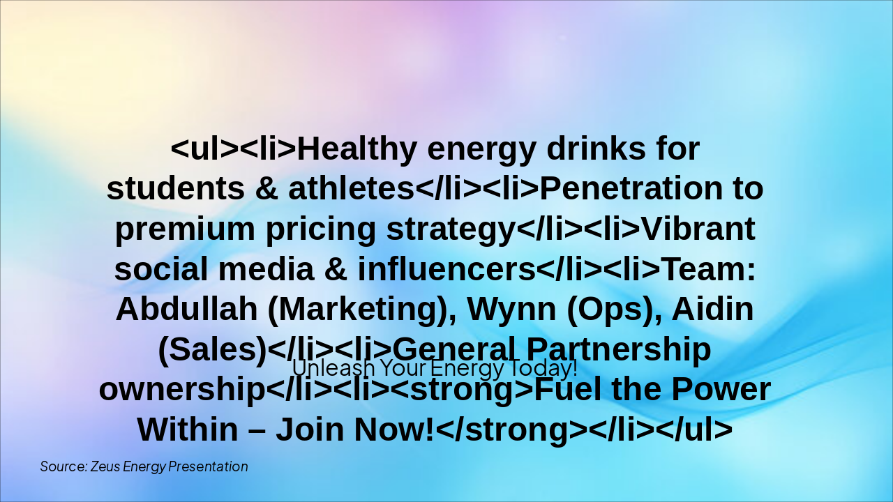 Slide 8 - Conclusion & Next Steps