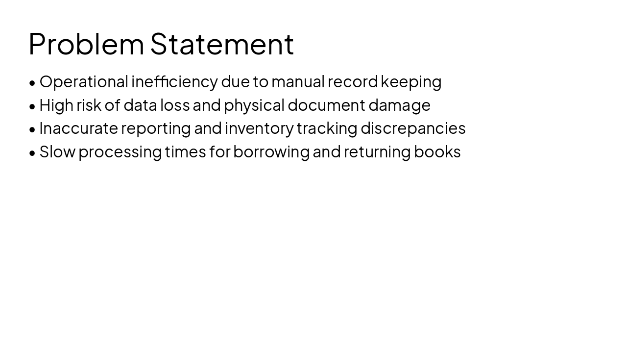 Slide 4 - Problem Statement
