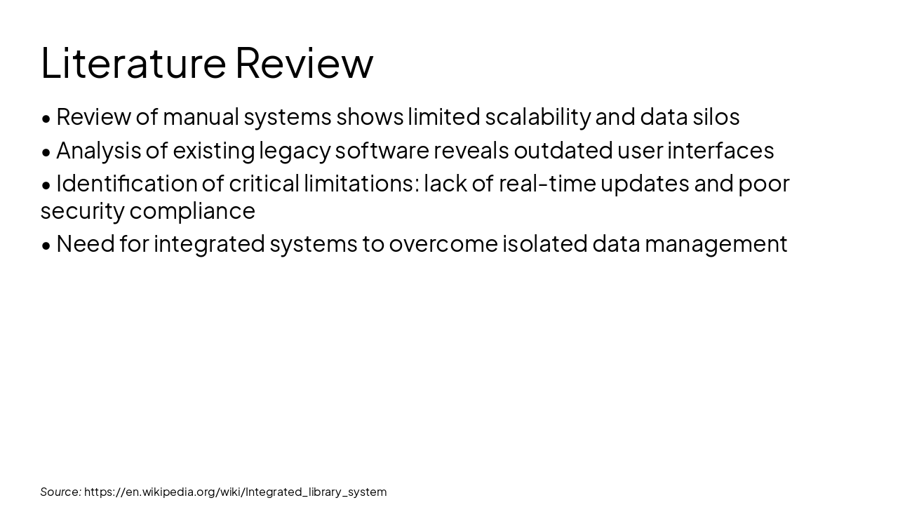 Slide 7 - Literature Review