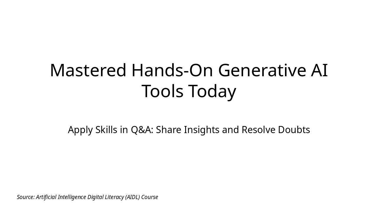 Slide 16 - Day 2 Recap and Q&A