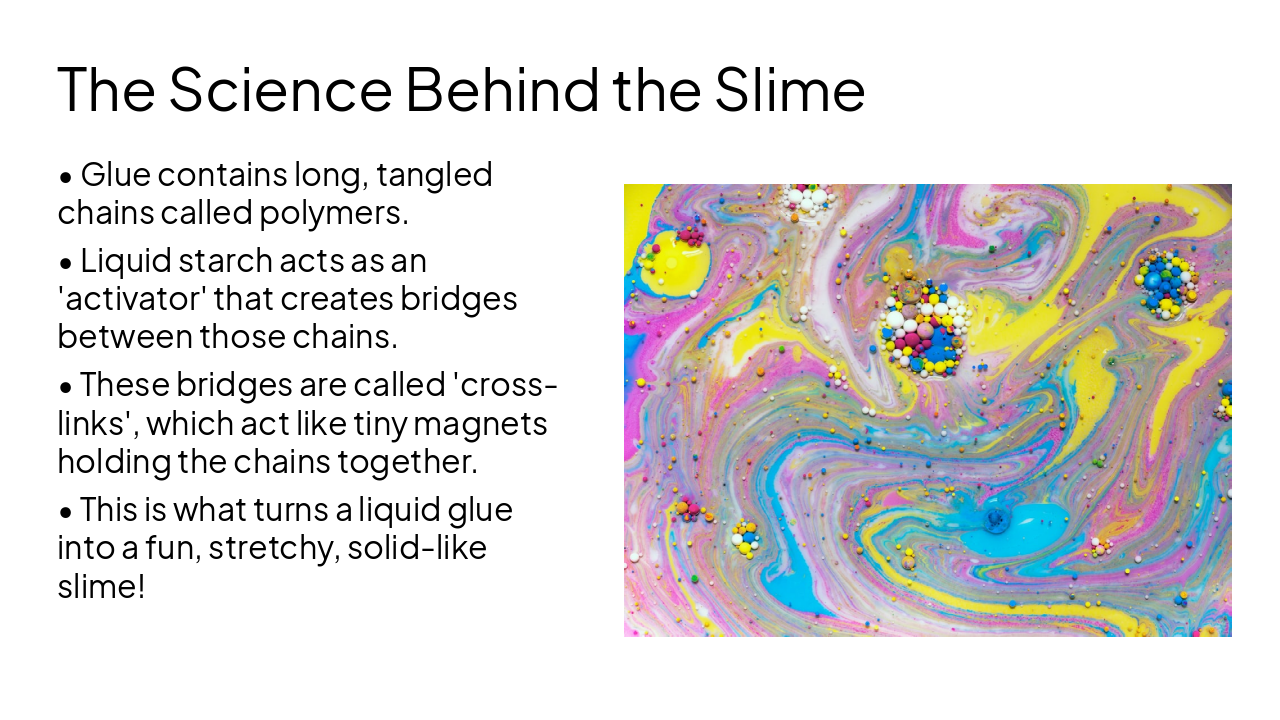 Slide 4 - The Science Behind the Slime