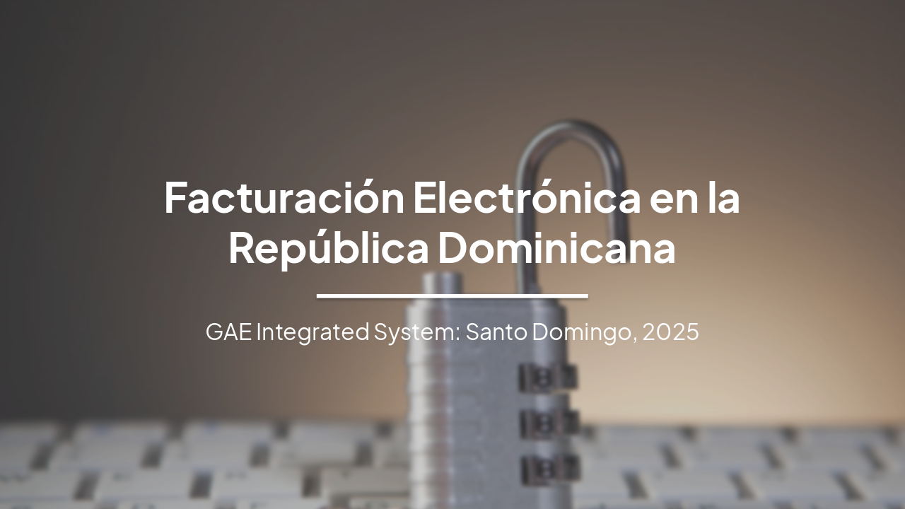 Facturación Electrónica en la República Dominicana