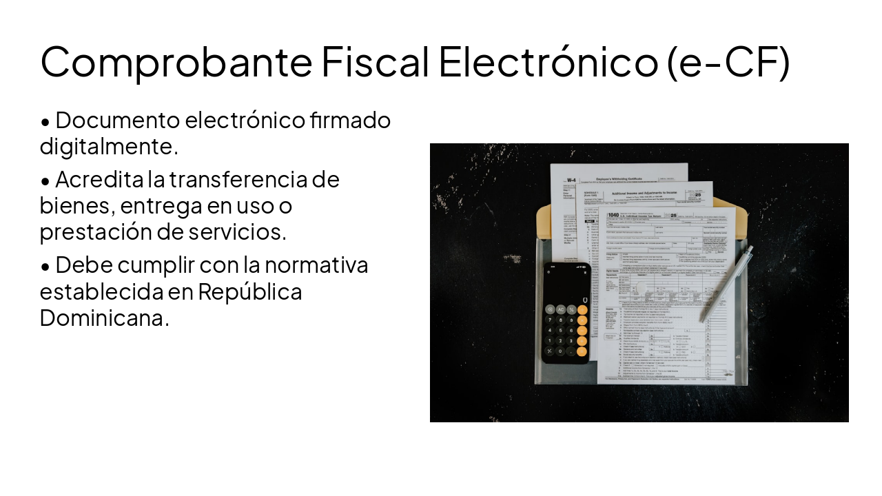 Slide 4 - Comprobante Fiscal Electrónico (e-CF)