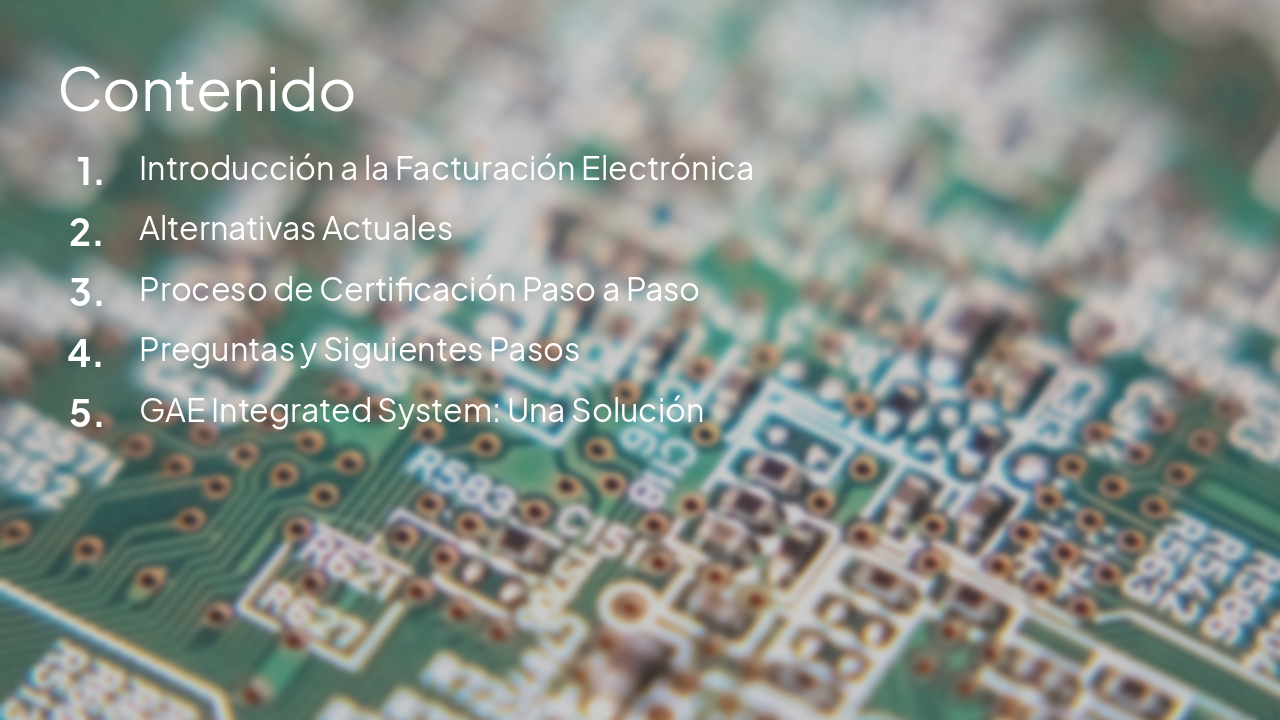 Slide 2 - Contenido