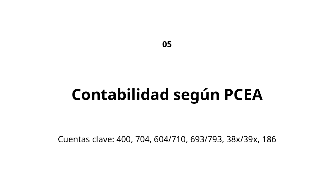 Slide 6 - Contabilidad según PCEA