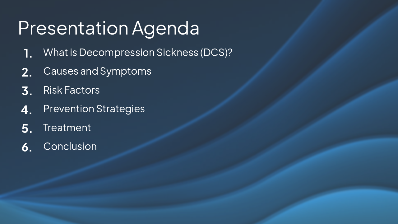Slide 2 - Presentation Agenda