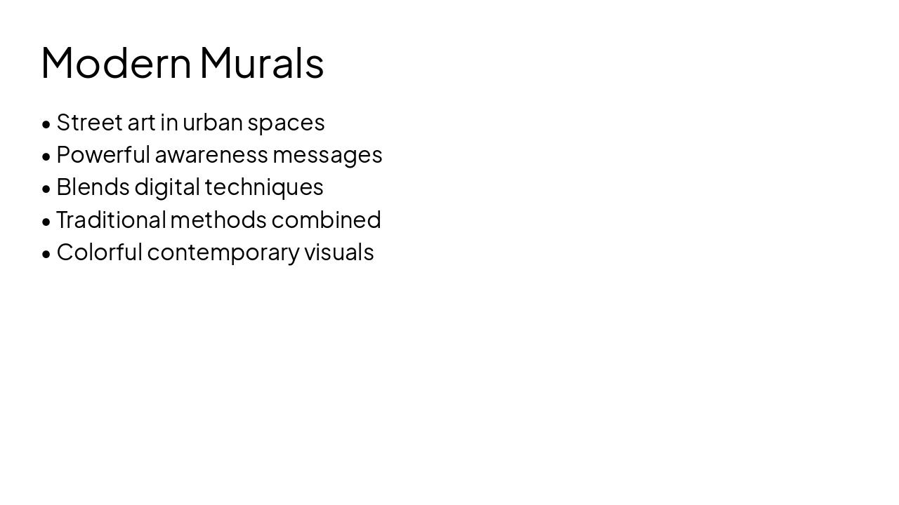 Slide 10 - Modern Murals