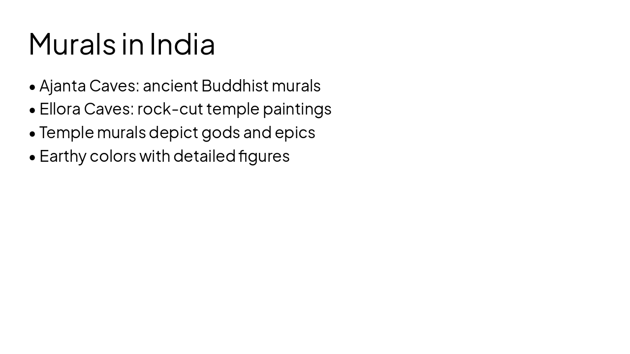 Slide 5 - Murals in India
