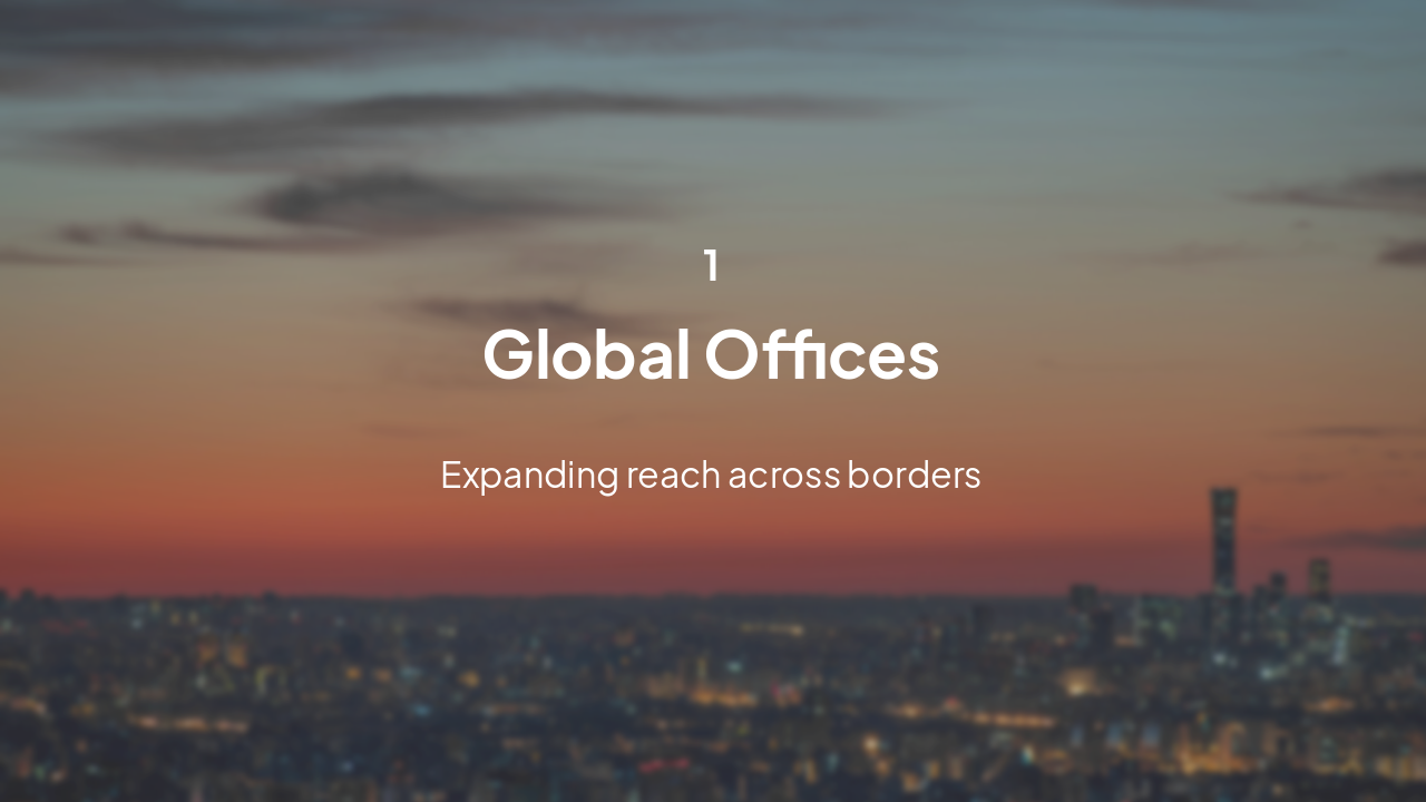 Slide 2 - Global Presence