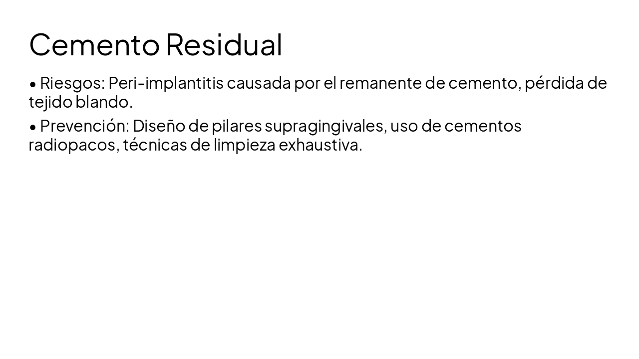 Slide 8 - Cemento Residual