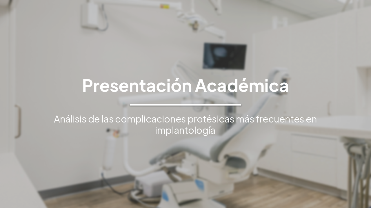 Slide 1 - Presentación Académica