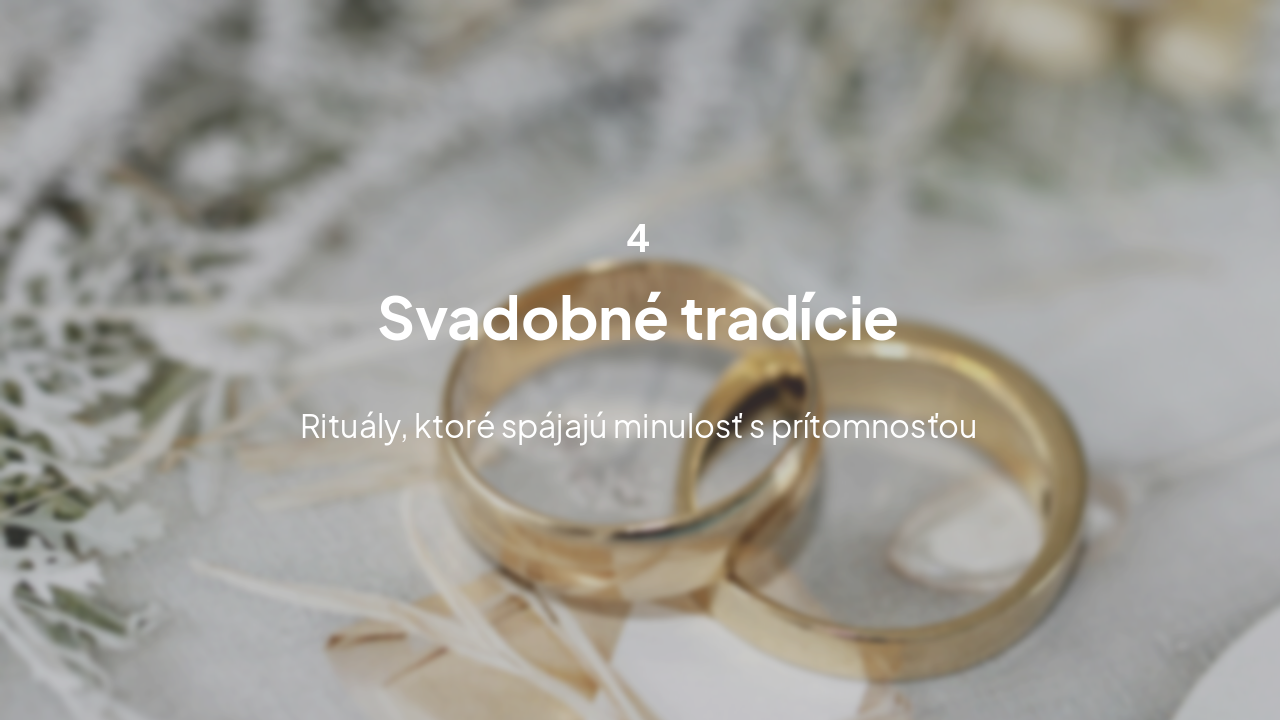 Slide 9 - Svadobné tradície