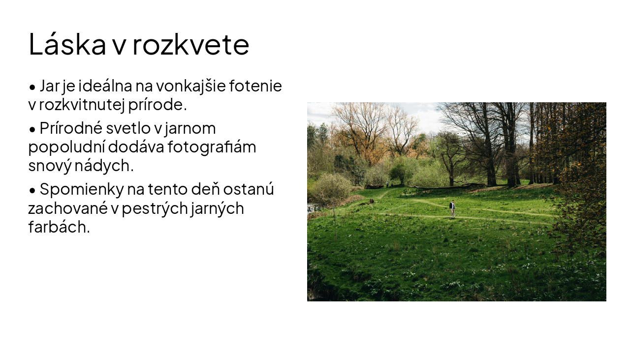 Slide 11 - Láska v rozkvete