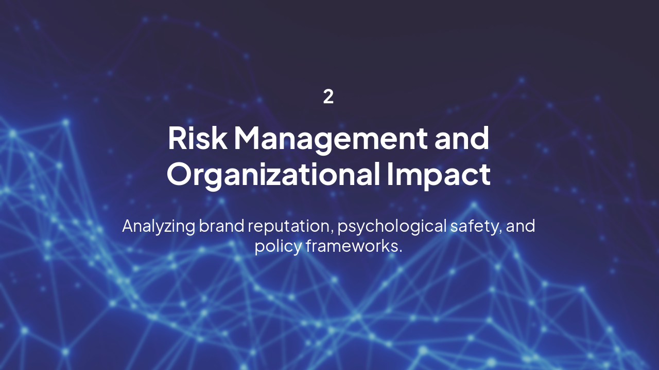 Slide 4 - Section 2: Organizational Impact