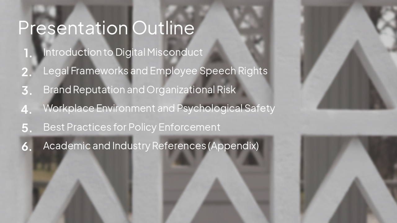 Slide 2 - Presentation Outline