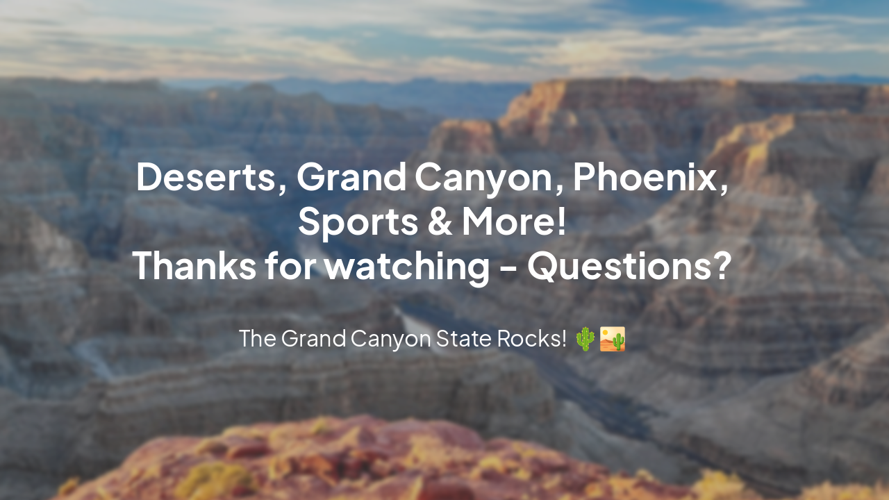 Slide 19 - That's Arizona!