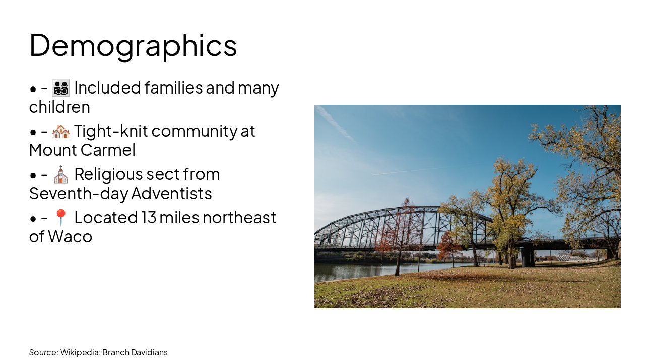 Slide 2 - Demographics