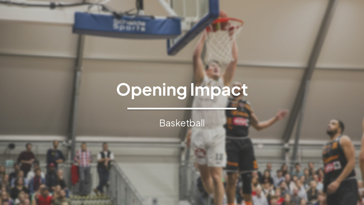 Slide 1 - Opening Impact