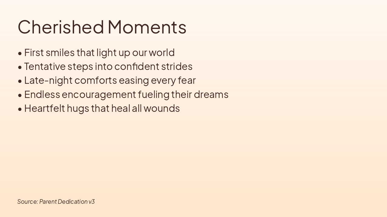 Slide 4 - Cherished Moments