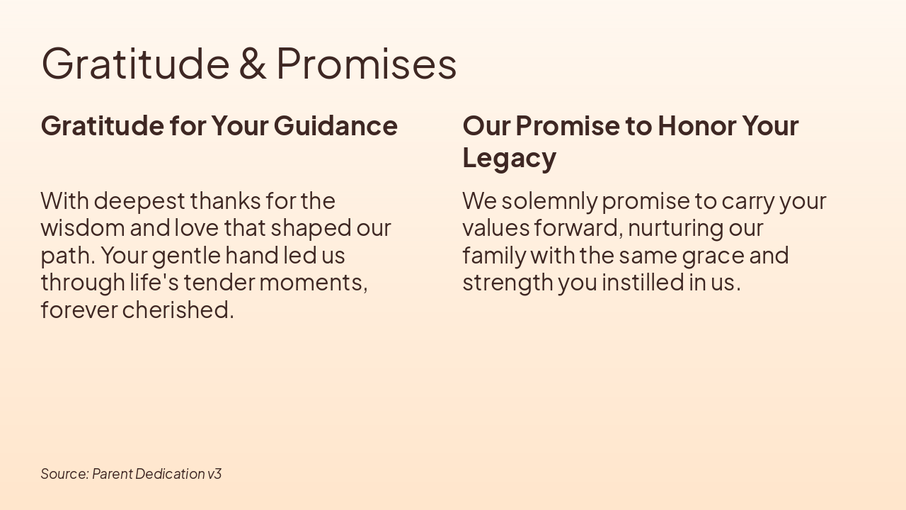 Slide 6 - Gratitude & Promises