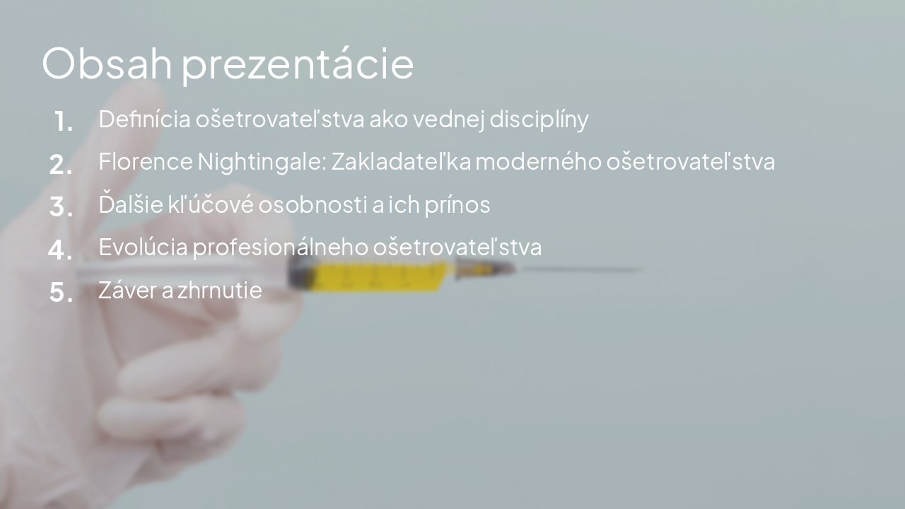 Slide 2 - Obsah prezentácie