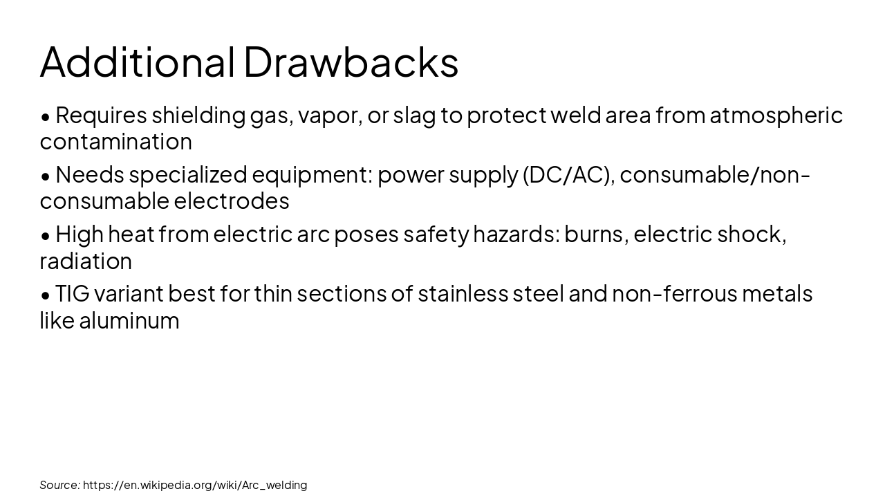 Slide 8 - Additional Drawbacks